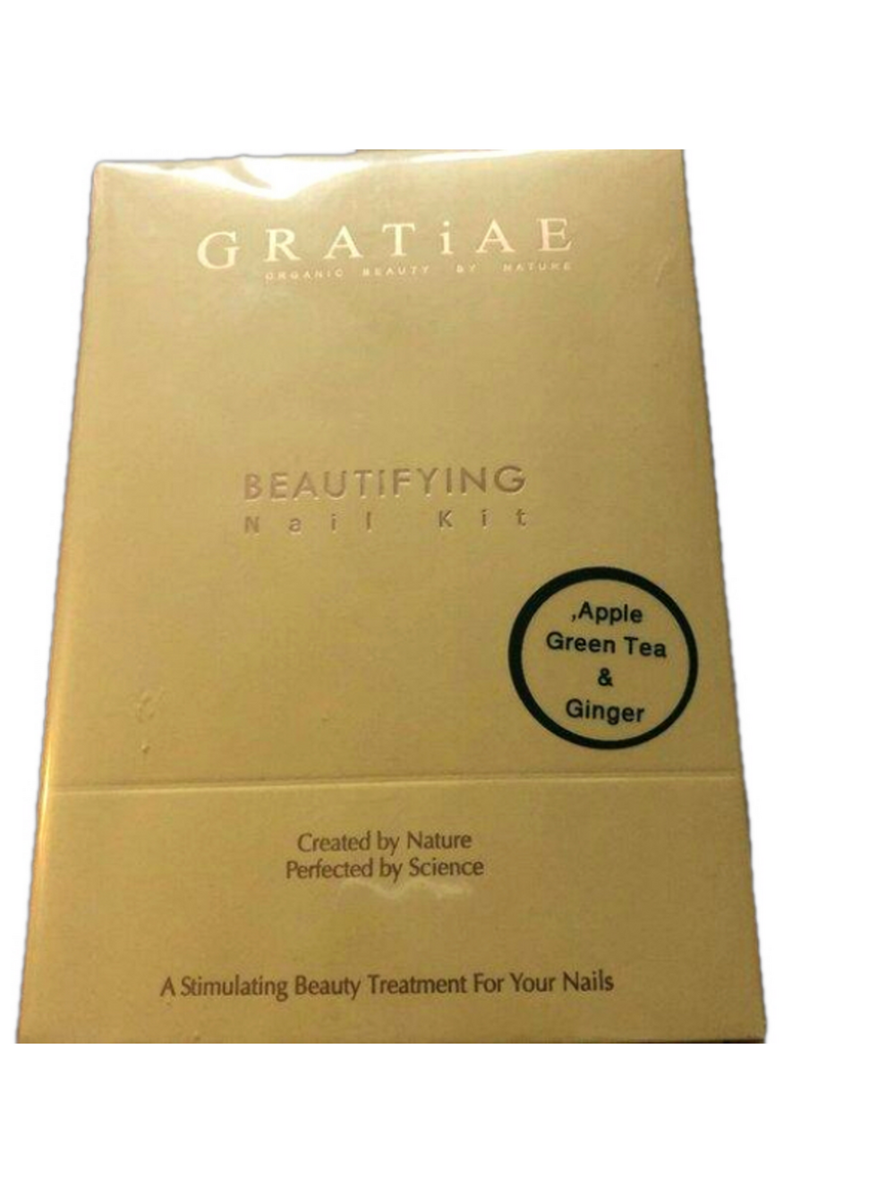 Gratiae Beautifying Organic Nail Kit - Apple, Green Tea & Ginger